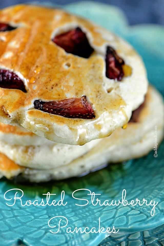 Roasted Strawberry Pancakes: Flavorful Buttermilk Delight